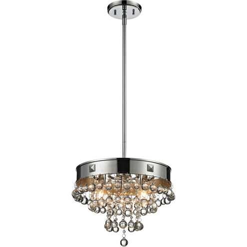 Iluva 3 Light 13 inch Chrome Pendant Ceiling Light