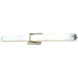 Squire LED 38 inch Brushed Nickel Bath Vanity Light Wall Light