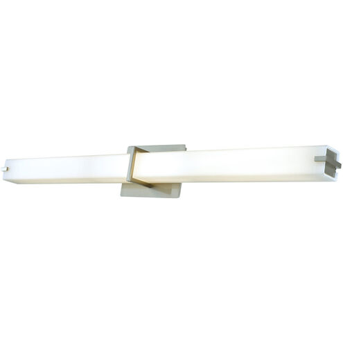 Squire LED 38 inch Brushed Nickel Bath Vanity Light Wall Light