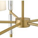 Anika 5 Light 28 inch Lacquered Brass Chandelier Ceiling Light