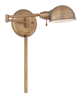 Rizzo 1 Light 15 inch Antique Brass Wall Sconce Wall Light