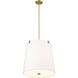 Weston 5 Light 18 inch Modern Gold Pendant Ceiling Light