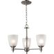 Jackson 3 Light 20 inch Brushed Nickel Chandelier Ceiling Light in Incandescent