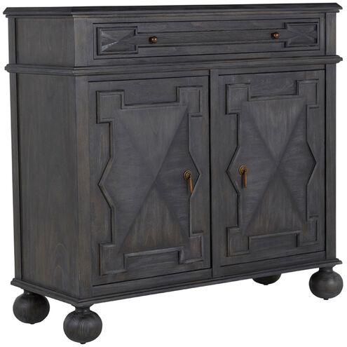 Ezekiel Cerused Forest Black / Antique Bronze Cabinet