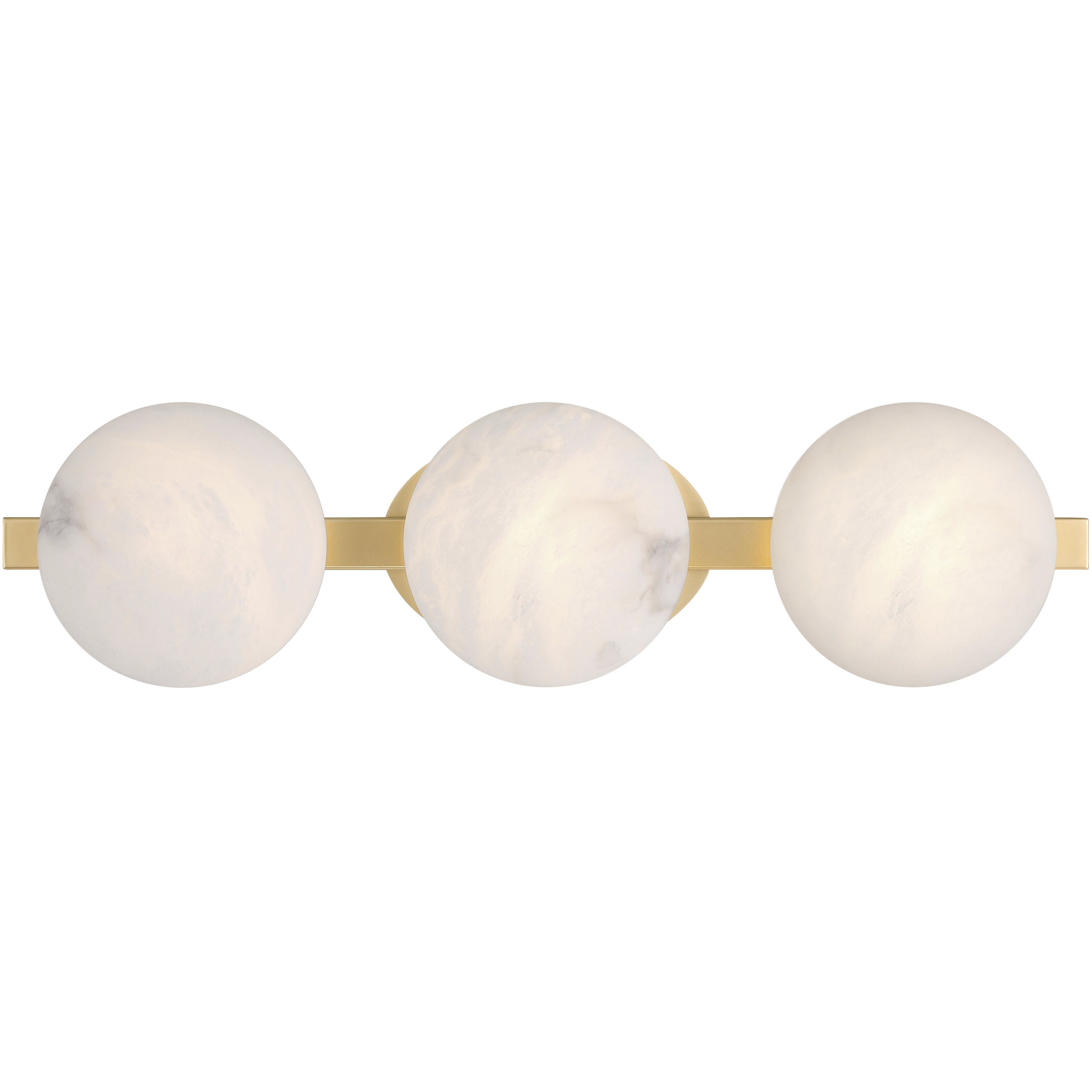 Zill LED 24 inch Lily Gold Vanity Light Wall Light