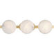Zill LED 24 inch Lily Gold Vanity Light Wall Light