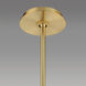 Equilibrium LED 42 inch Natural Aged Brass Linear Pendant Ceiling Light