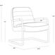 Lincoln Beige Linen Lounge Chair