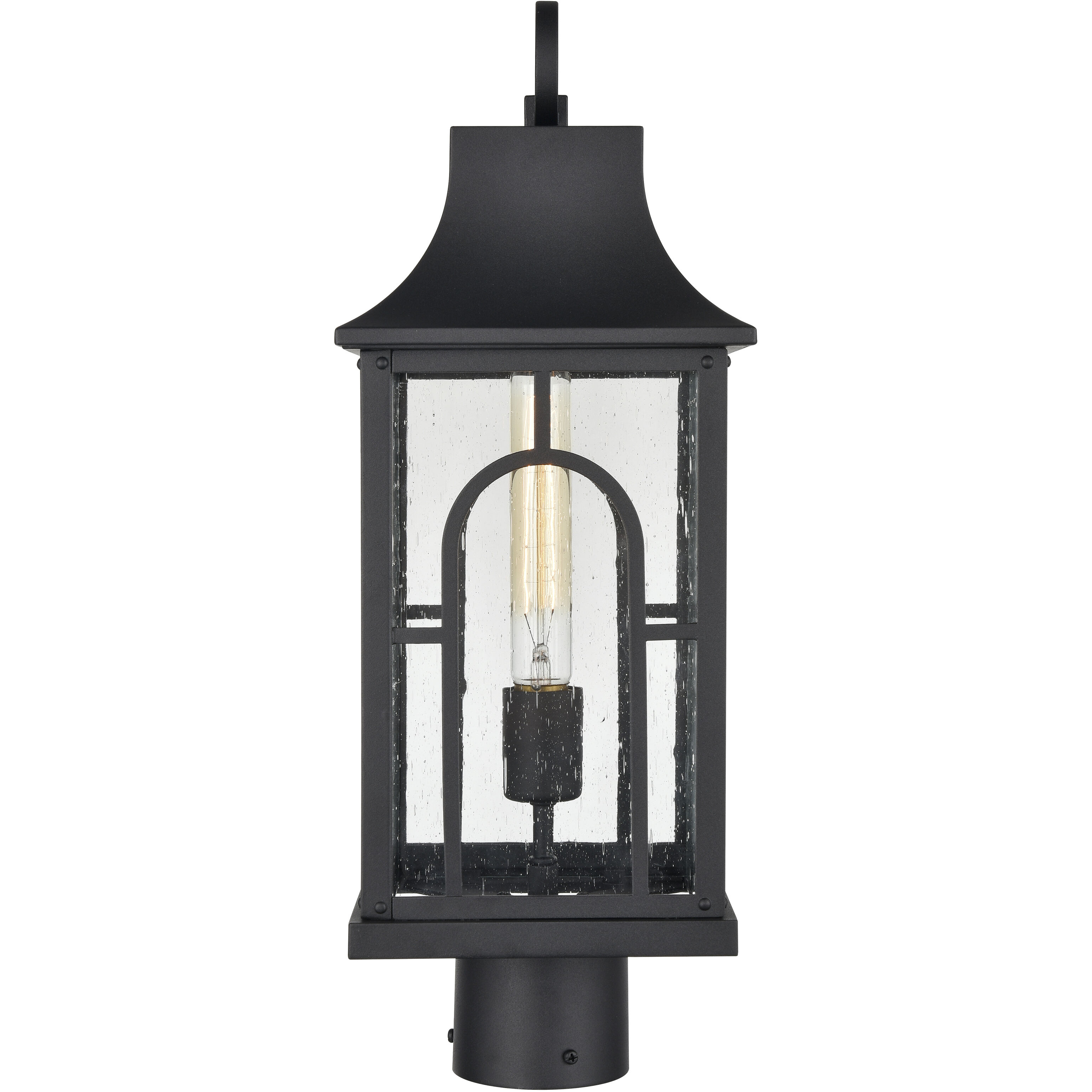 Triumph 1 Light 19.75 inch Textured Black Outdoor Post Light