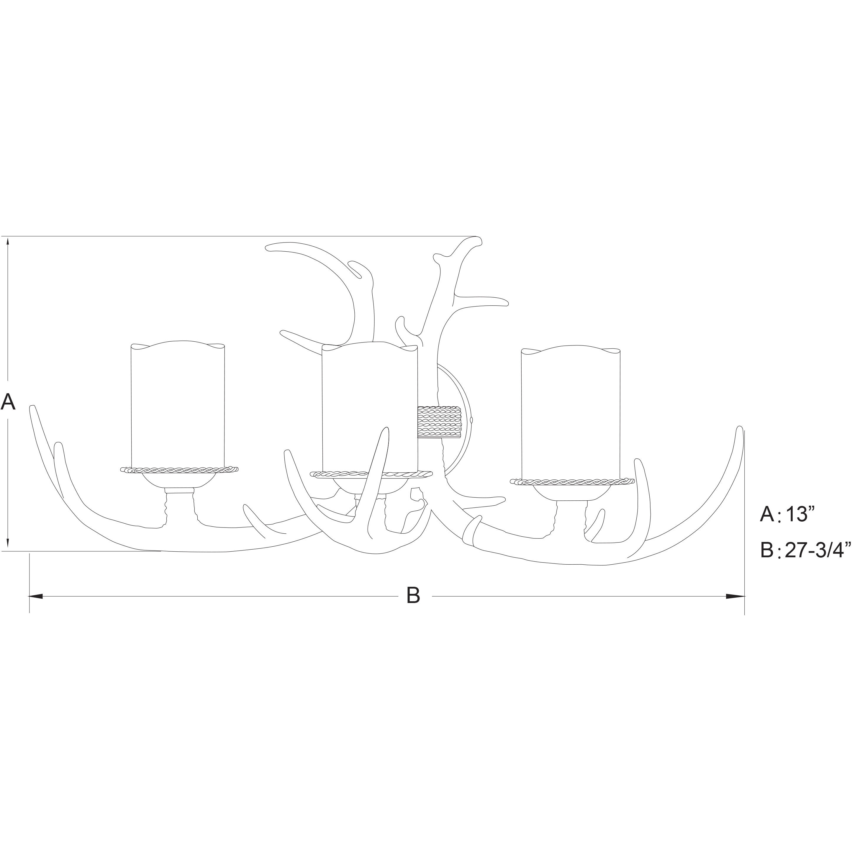 Yoho LED 27.75 inch Black Walnut Bathroom Light Wall Light