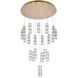 Polaris 20 Light 38 inch Gold Chandelier Ceiling Light