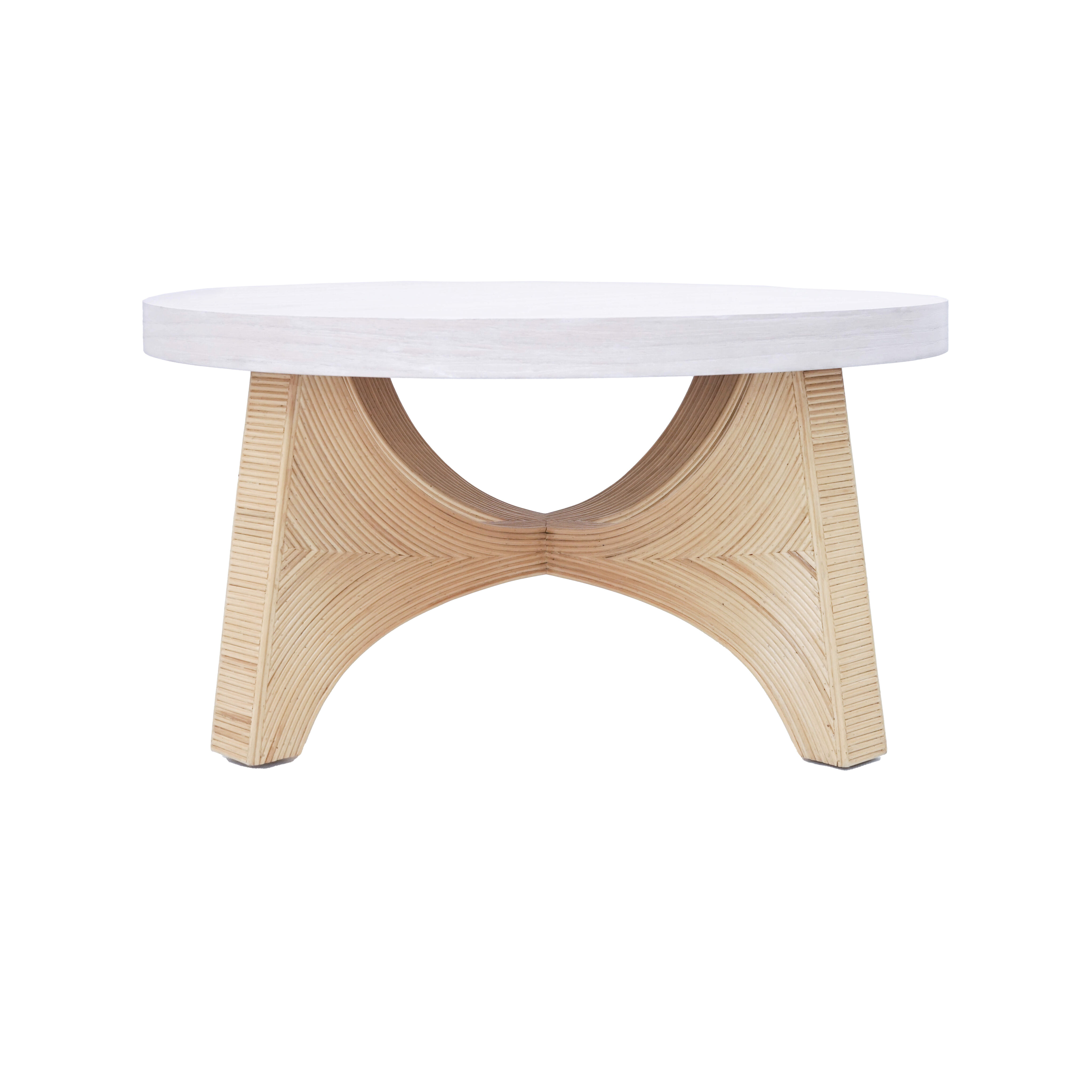 Sconset 36 X 36 inch Natural with White Ash Coffee Table