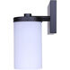 Britton 2 Light 12.5 inch Matte Black Vanity Fixture Wall Light