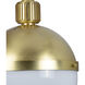 Otis 1 Light 15.5 inch Natural Brass Pendant Ceiling Light, Large