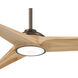 Timber 68 inch Heirloom Bronze with Maple Blades Ceiling Fan in Heirloom Bronze/Maple