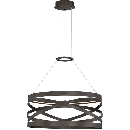 Avita LED 24 inch Oil Rubbed Bronze Chandelier Ceiling Light, Large