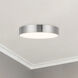 Musa 8.13 inch Brushed Nickel Flush Mount Ceiling Light