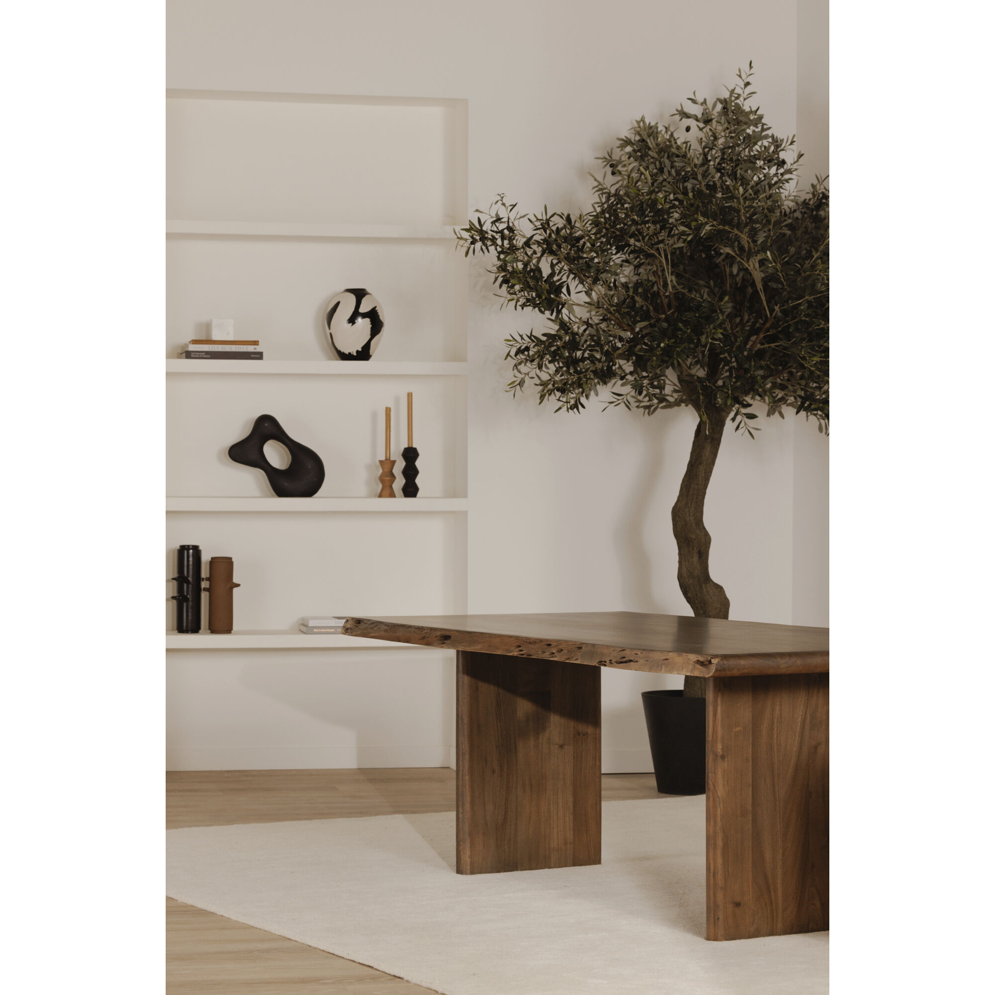 Lila 98 X 40 inch Brown Dining Table, Large