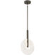 Ainslie LED 12 inch Mediterranean Bronze Pendant Ceiling Light