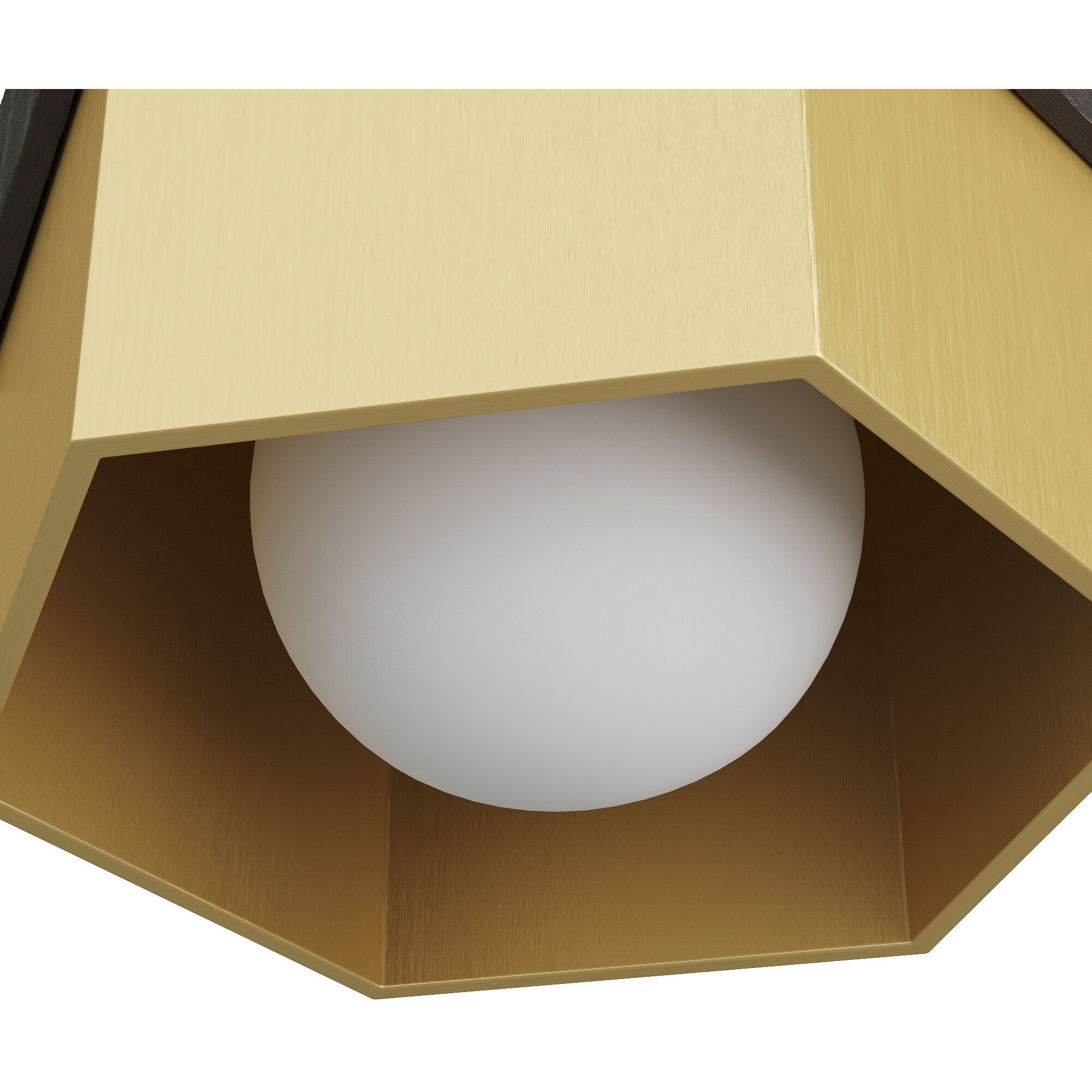 Bristol 1 Light 6 inch Antique Brass Flush Mount Ceiling Light