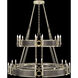 Mirage 24 Light 50 inch Gold Chandelier Ceiling Light