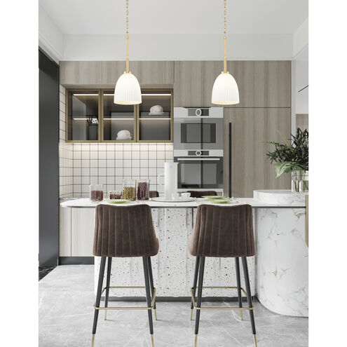 Naya 1 Light 8 inch Modern Gold Pendant Ceiling Light