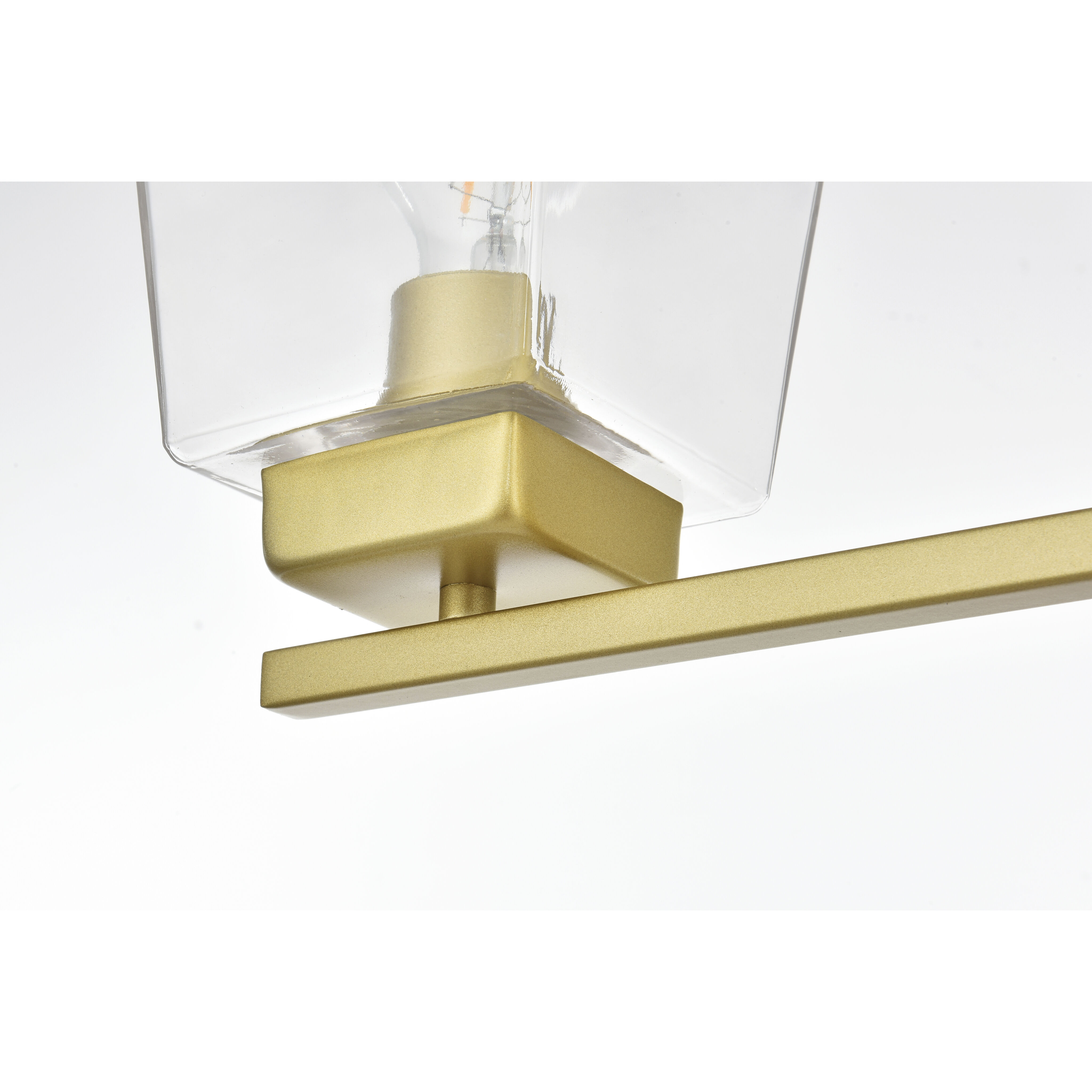 Merrick 4 Light 32 inch Brass Bath Sconce Wall Light