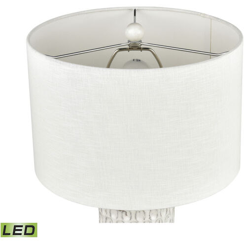 Delia 21 inch 9.00 watt White Table Lamp Portable Light
