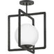 Keona 1 Light 16.25 inch Painted Black Oxide Convertible Semi-Flush Mount Ceiling Light