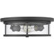 Savannah 2 Light 13.75 inch Bronze Flush Mount Ceiling Light