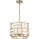 Danielson 4 Light 16.75 inch Vibrant Gold Chandelier Ceiling Light