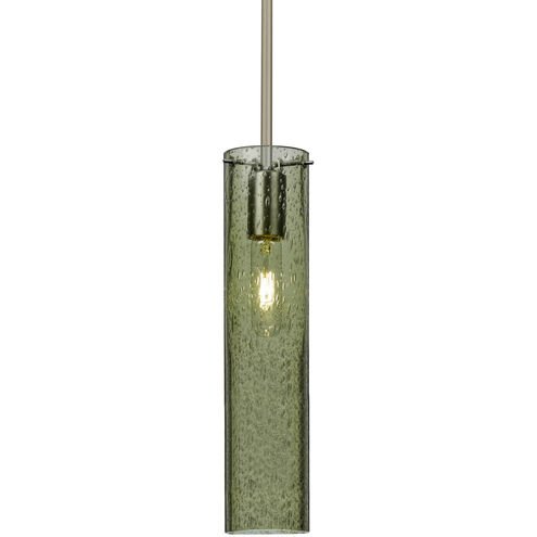 Juni 16 1 Light Satin Nickel Stem Pendant Ceiling Light
