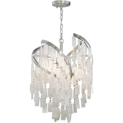 Isabel LED 16 inch Satin Nickel Pendant Ceiling Light
