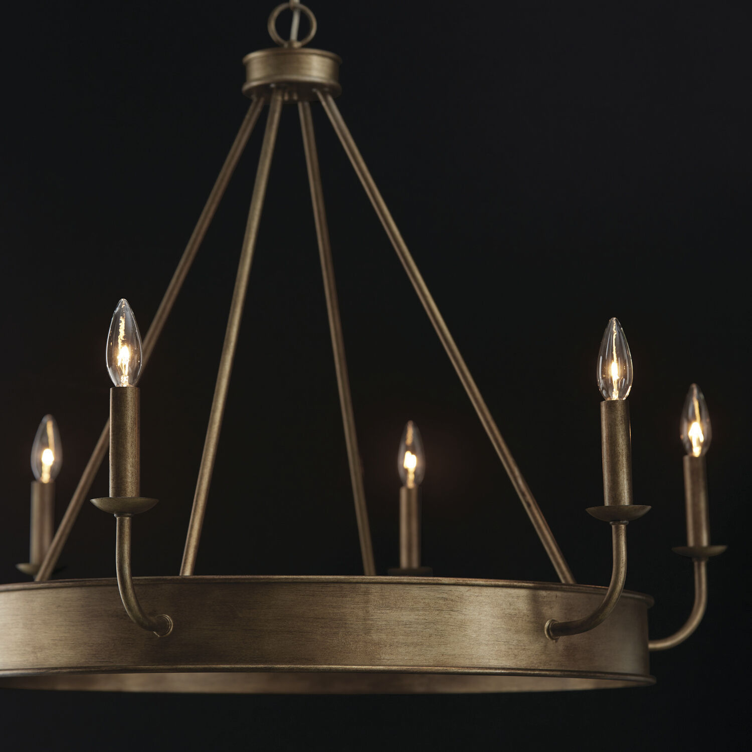 Nole 6 Light 36 inch Mystic Luster Chandelier Ceiling Light