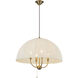 Alora Mood Crosby 4 Light 24.13 inch Brushed Gold Pendant Ceiling Light