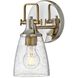 Easton 1 Light 6.25 inch Polished Nickel Bath Light Wall Light