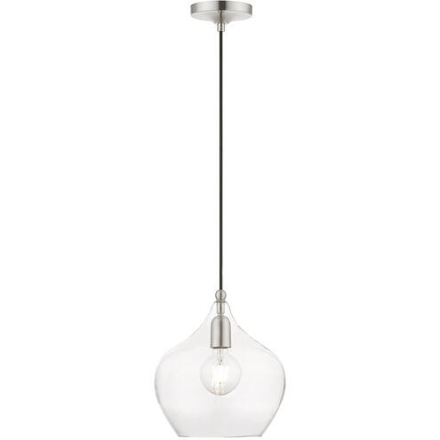 Aldrich 1 Light 10 inch Brushed Nickel Pendant Ceiling Light