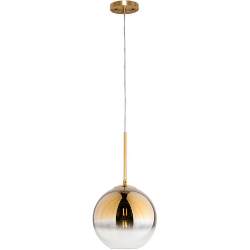 Callisto 1 Light 8 inch Soft Gold Pendant Ceiling Light