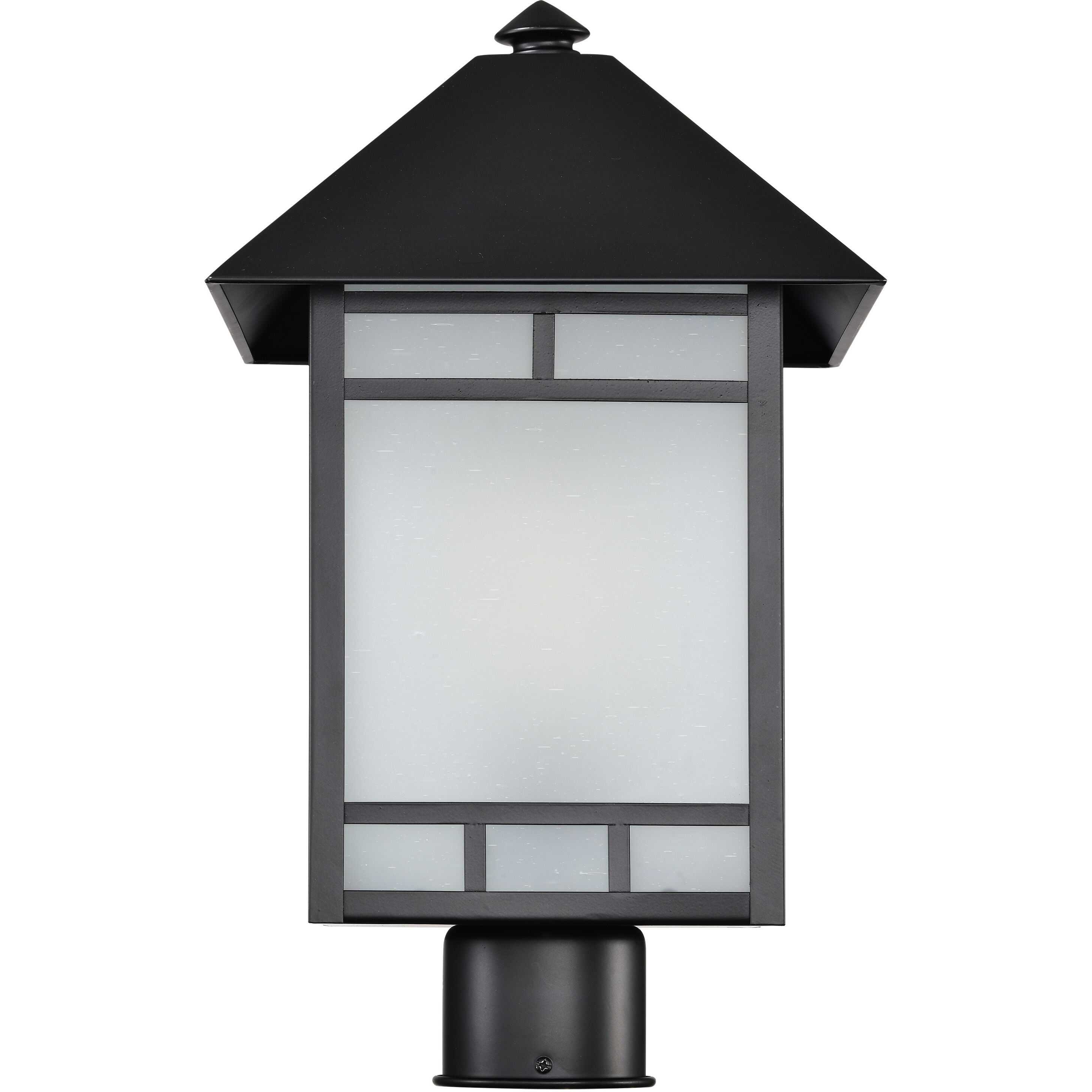 Drexel 1 Light 18 inch Stone Black Outdoor Post Light