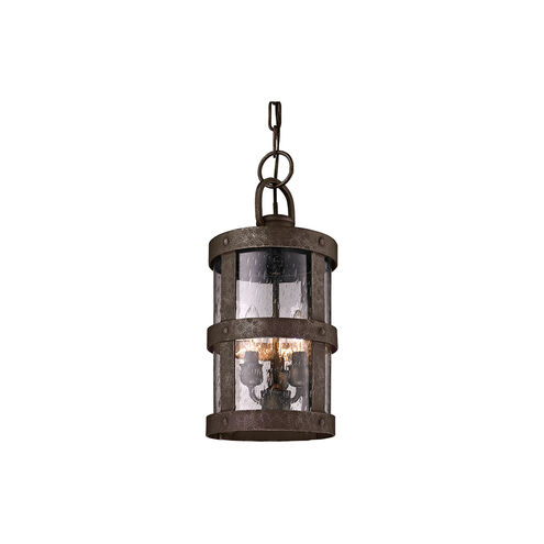 Rowena 3 Light 8 inch Barbosa Bronze Outdoor Pendant