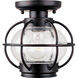 Portsmouth 1 Light 8 inch Oil Rubbed Bronze Outdoor Flush Mount
