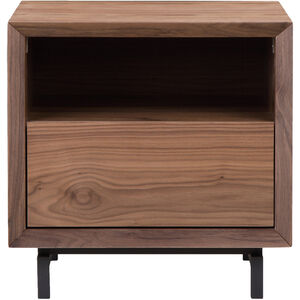 Persela 20 X 20 inch Brown Side Table