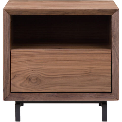 Persela 20 X 20 inch Brown Side Table