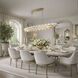 High Tide 6 Light 62.5 inch French Gold Linear Pendant Ceiling Light