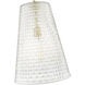 Saben 1 Light 14 inch Modern Gold Pendant Ceiling Light