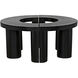 Pluto 40 X 40 inch Hand Rubbed Black Coffee Table
