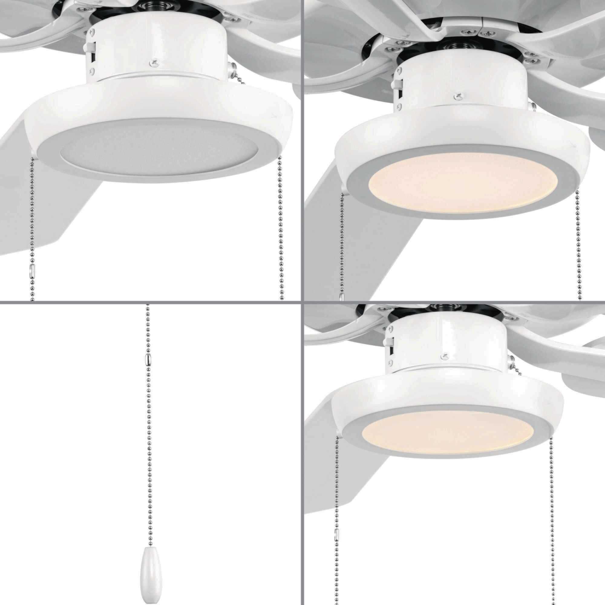 Air Pro Edgelit LED LED Satin White Fan Light Kit