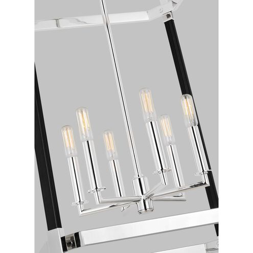 Hadley 6 Light 18 inch Polished Nickel Pendant Ceiling Light