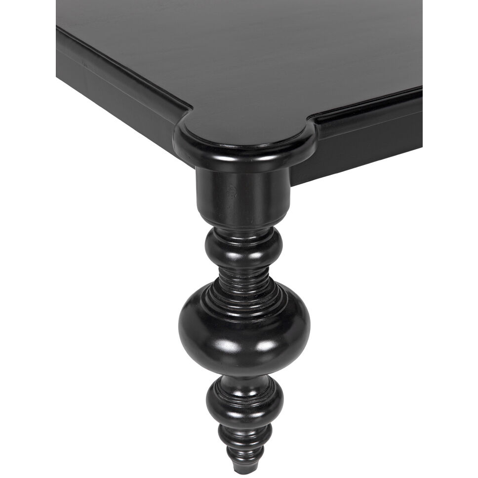 Graff 64 X 37.5 inch Hand Rubbed Black Coffee Table