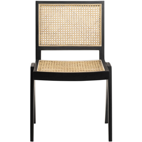 Hague Upholstery: Wheat; Base: Black Dining Chair